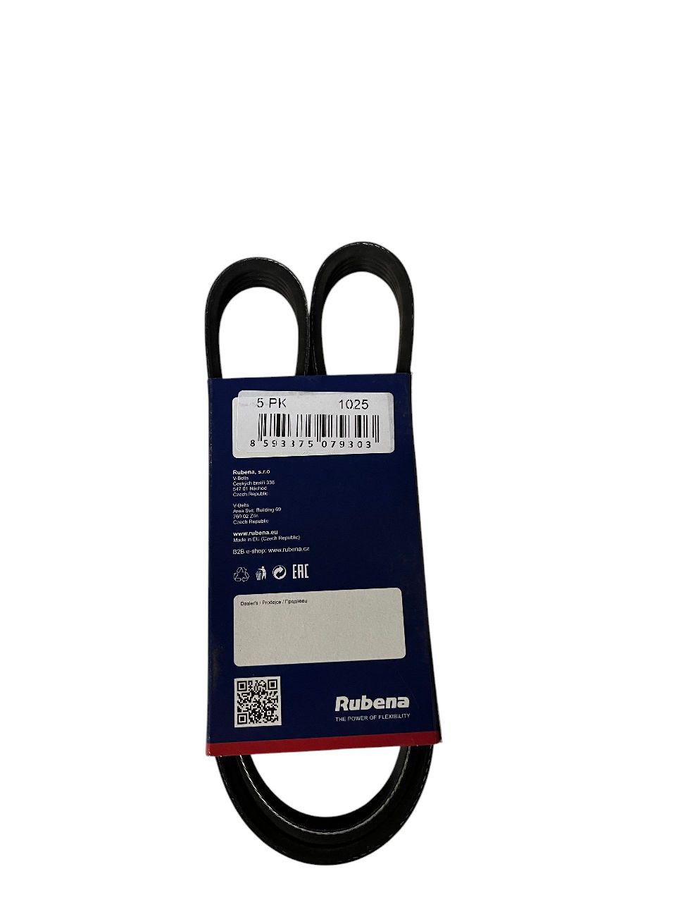 Ремень многоручьевой RUBENA 5РК 1025