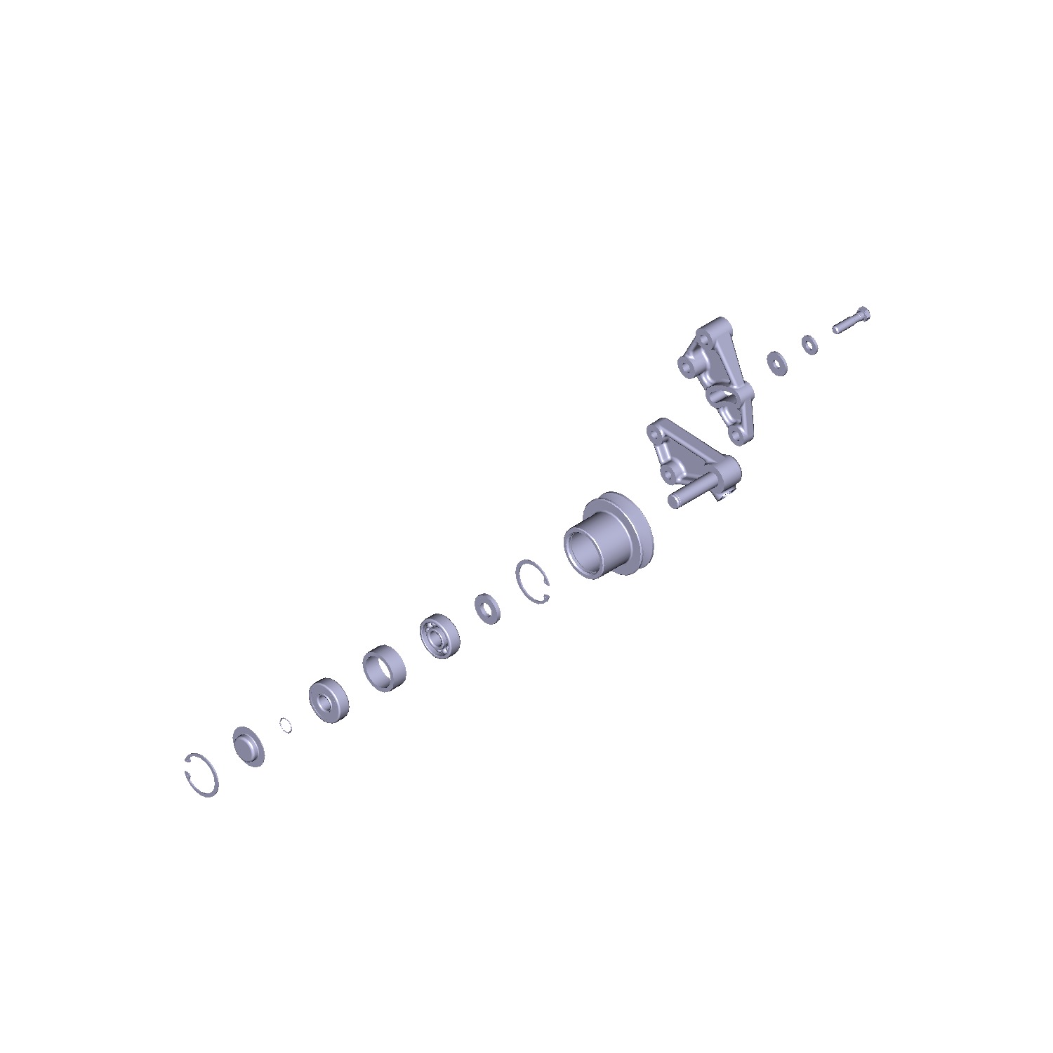 236-1307304-А Рычаг с осью